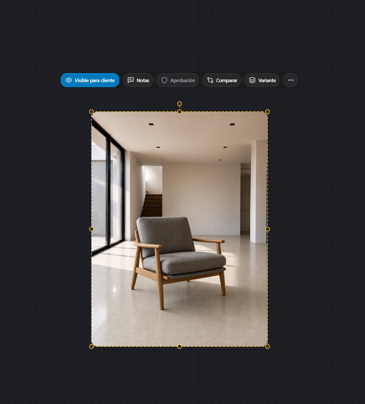 Cambiar material — paso 4